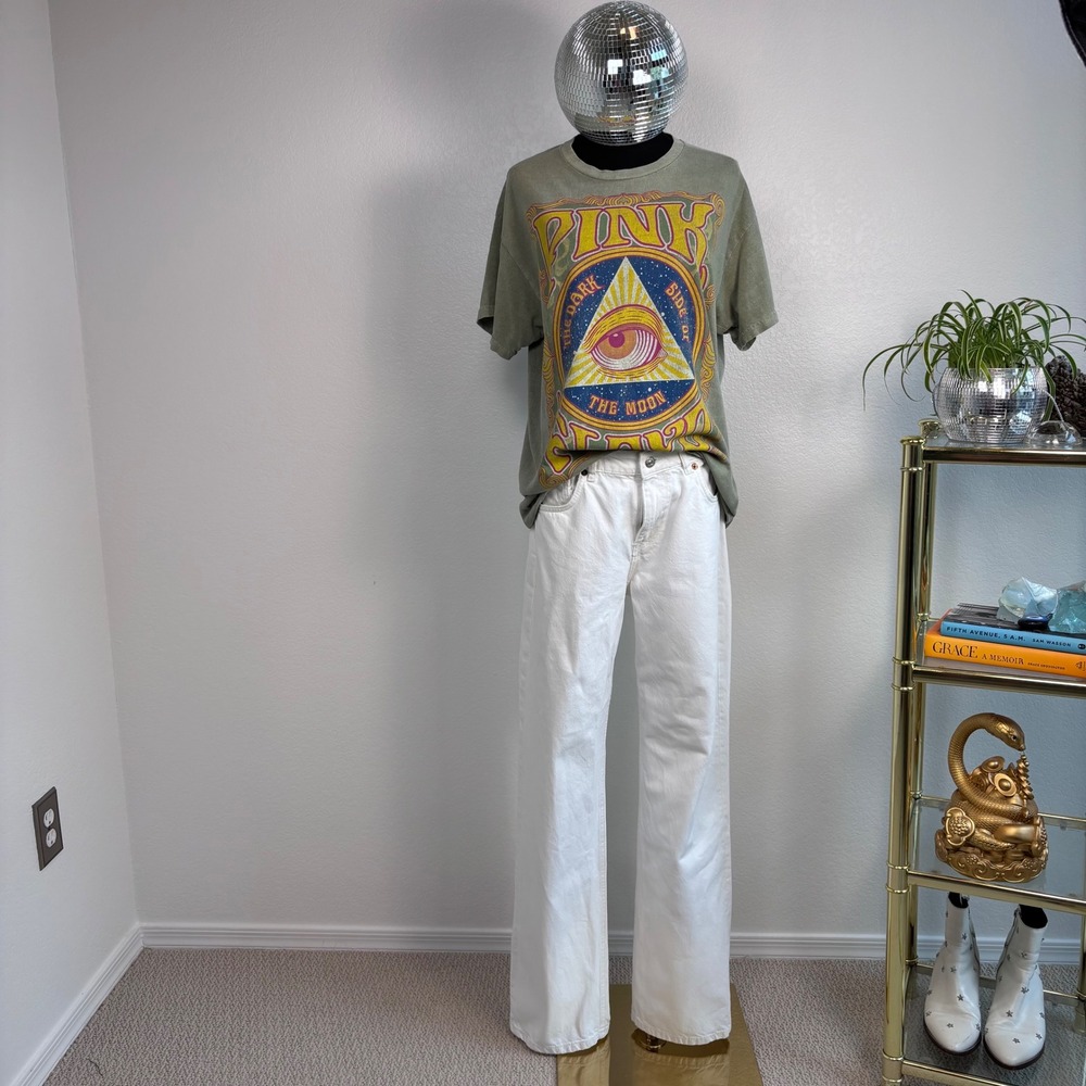 Pink Floyd The Dark Side of the Moon T Shirt, Size M Green Cotton Graphic Tee - Picture 14 of 16
